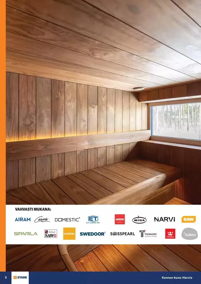 Sauna voimassa alkaen 19. marraskuuta - 31. joulukuuta 2024 - Tarjouslehti sivu 2