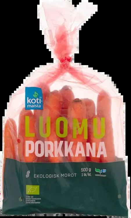 Kotimaista porkkana luomu 500 g