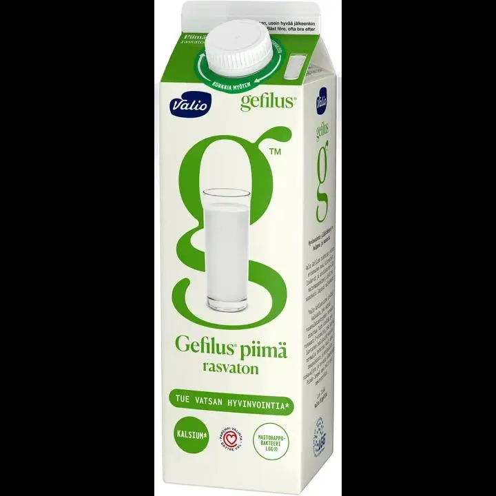 Valio Gefilus® piimä 1 l rasvaton
