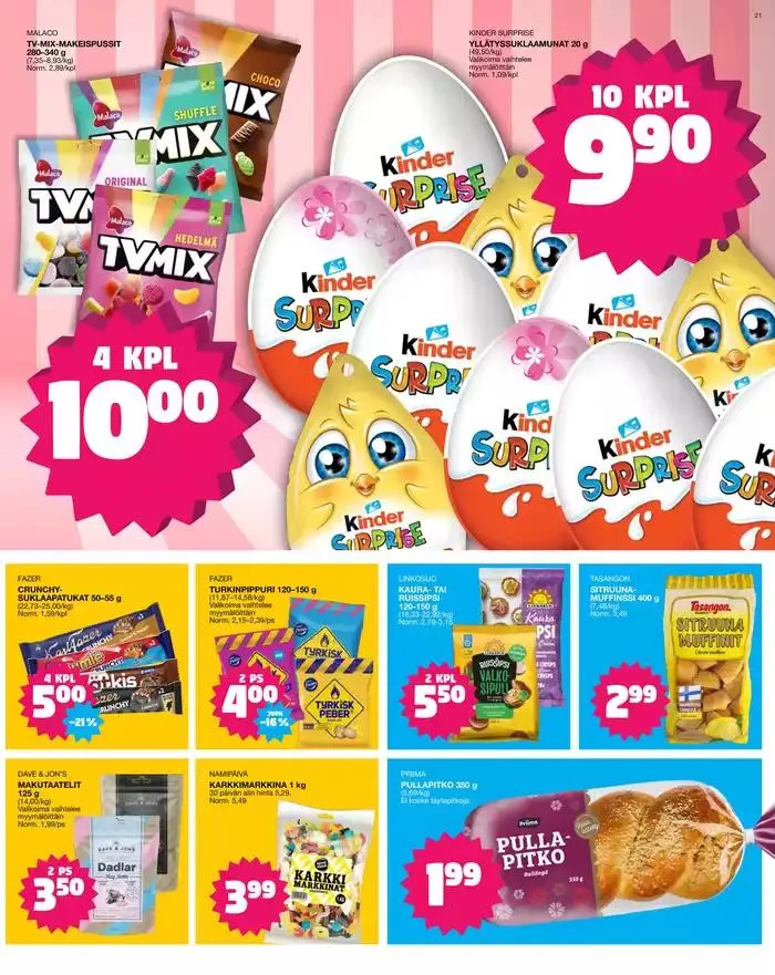 Tarjoussanomat voimassa alkaen 10. maaliskuuta - 16. maaliskuuta 2025 - Tarjouslehti sivu 21