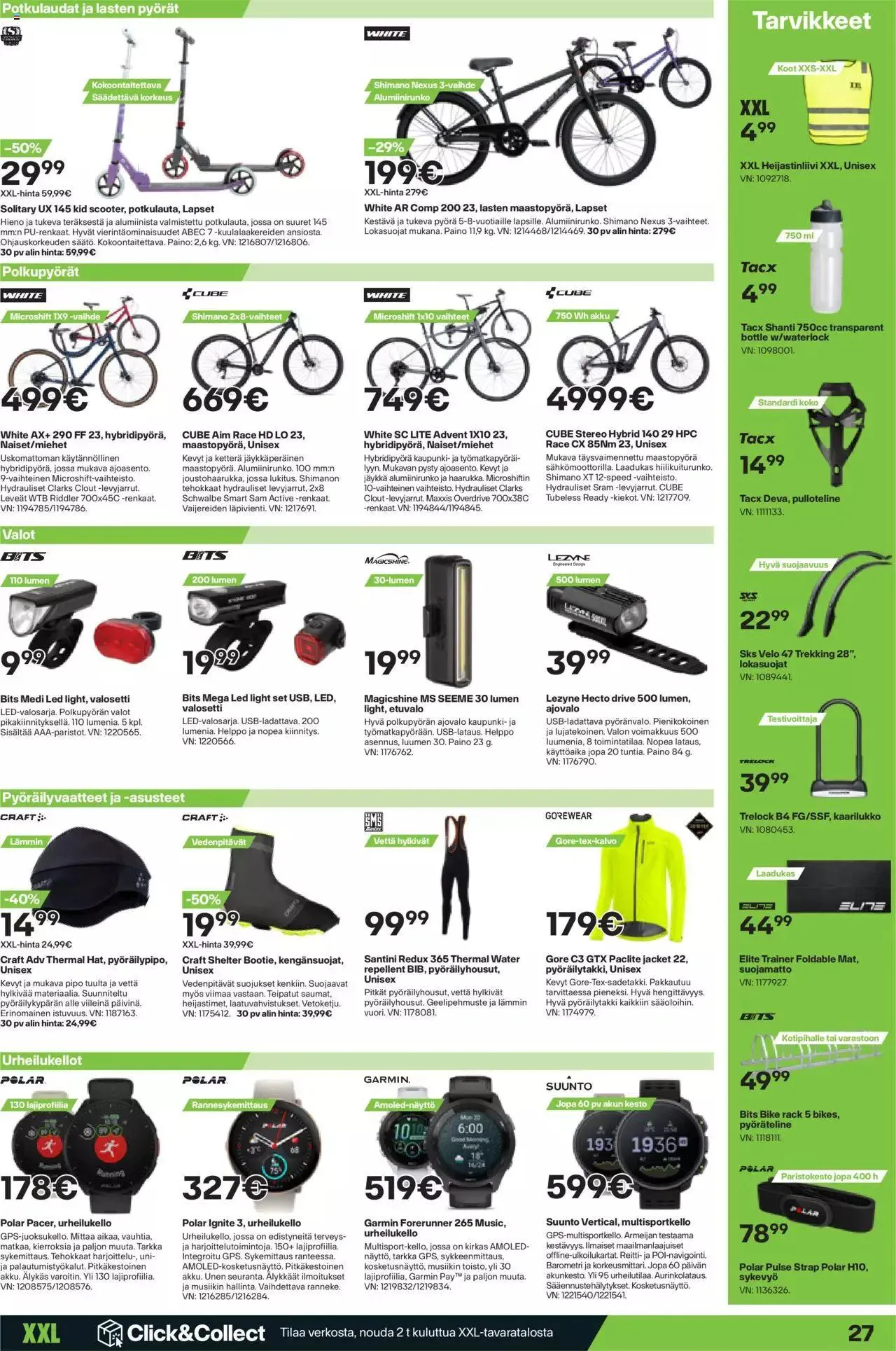 XXL tarjoukset voimassa alkaen 18. syyskuuta - 24. syyskuuta 2023 - Tarjouslehti sivu 27