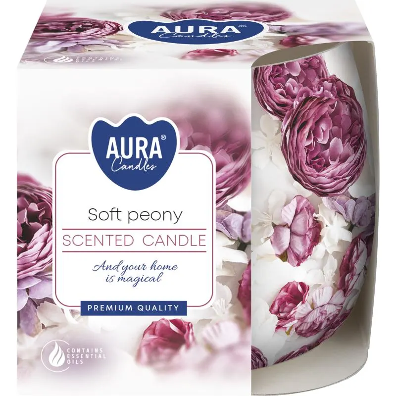 Tuoksukynttilä Aura 20 h Soft peony