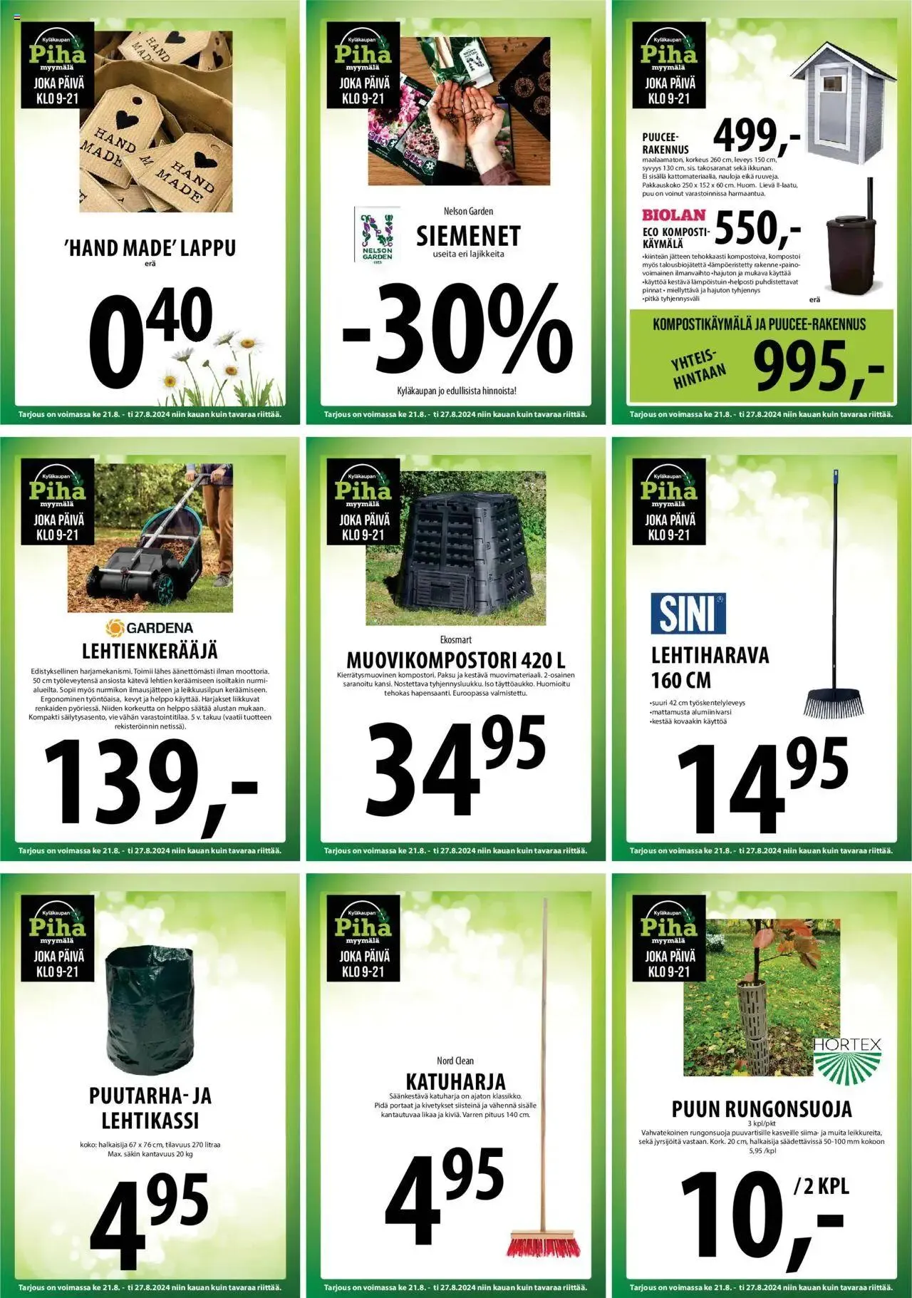 Tuuri tarjoukset voimassa alkaen 21. elokuuta - 27. elokuuta 2024 - Tarjouslehti sivu 18