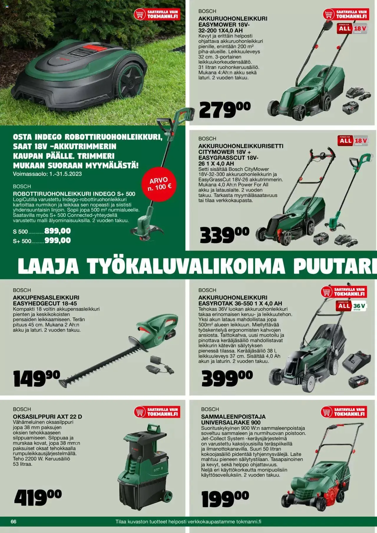 Tokmanni - Kesä 2023 voimassa alkaen 17. huhtikuuta - 31. joulukuuta 2023 - Tarjouslehti sivu 66