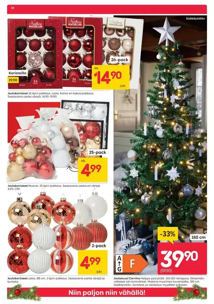 Black week voimassa alkaen 26. marraskuuta - 1. joulukuuta 2024 - Tarjouslehti sivu 16