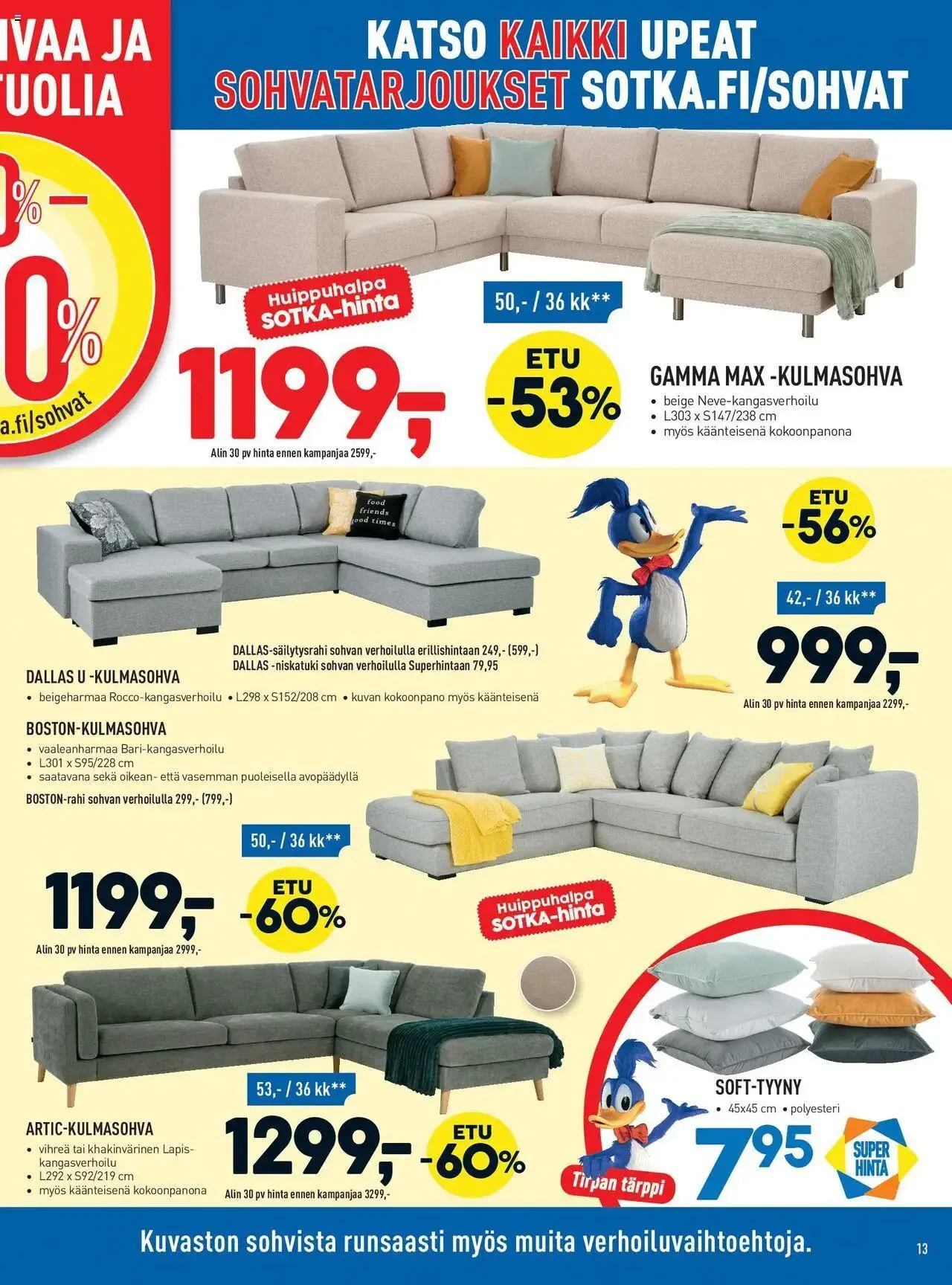 Sotka tarjoukset voimassa alkaen 1. lokakuuta - 31. joulukuuta 2024 - Tarjouslehti sivu 13