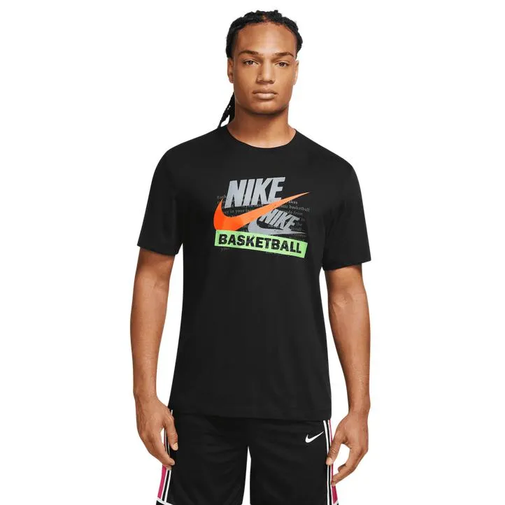 Nike Dri-FIT Basketball T-Shirt, T-paita miehet, Musta