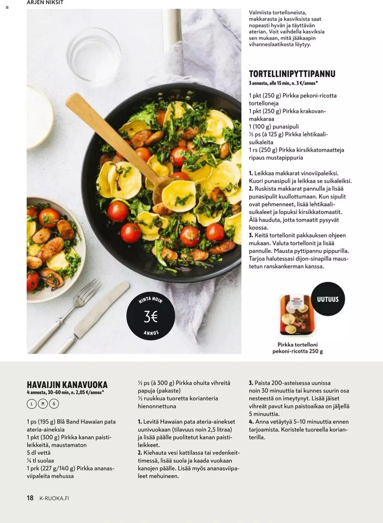 K-Market tarjoukset K-Ruoka 9/2023 voimassa alkaen 30. elokuuta - 3. lokakuuta 2023 - Tarjouslehti sivu 18