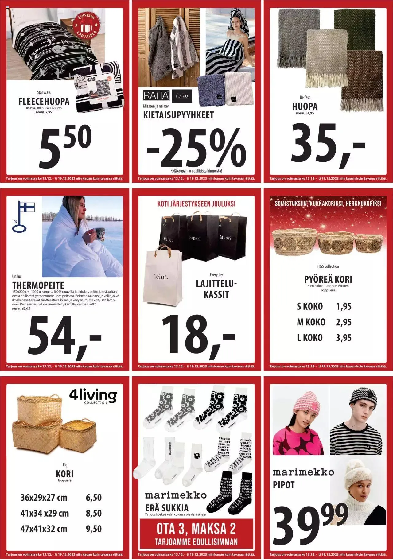 Tuuri tarjoukset voimassa alkaen 13. joulukuuta - 19. joulukuuta 2023 - Tarjouslehti sivu 18
