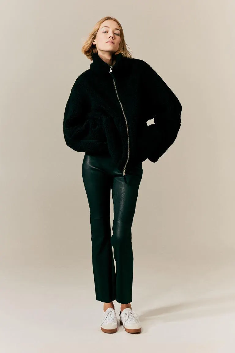 Vetoketjullinen teddytakki