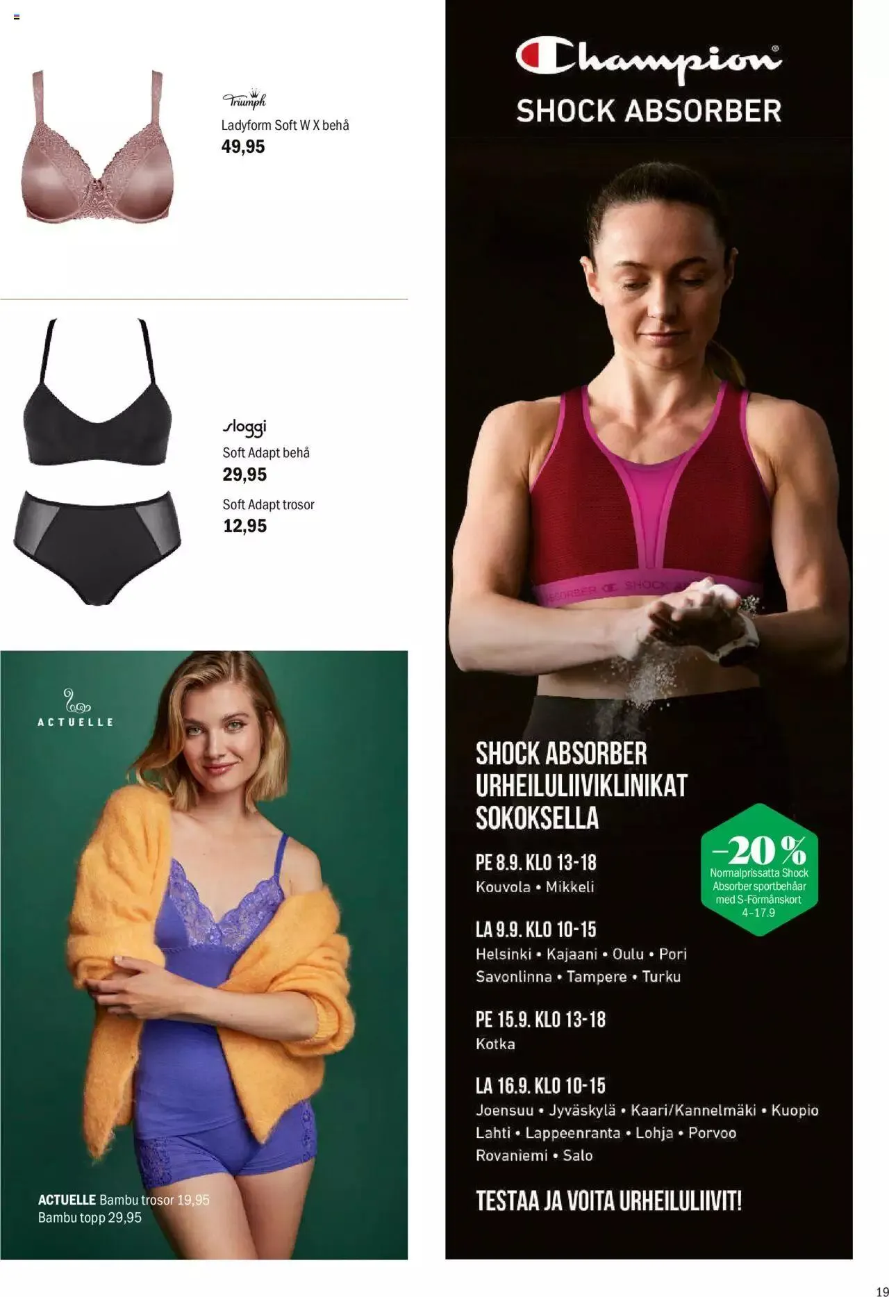 Sokos - Sokos kuvasto ruotsi syyskuu 2023 voimassa alkaen 4. syyskuuta - 8. lokakuuta 2023 - Tarjouslehti sivu 19