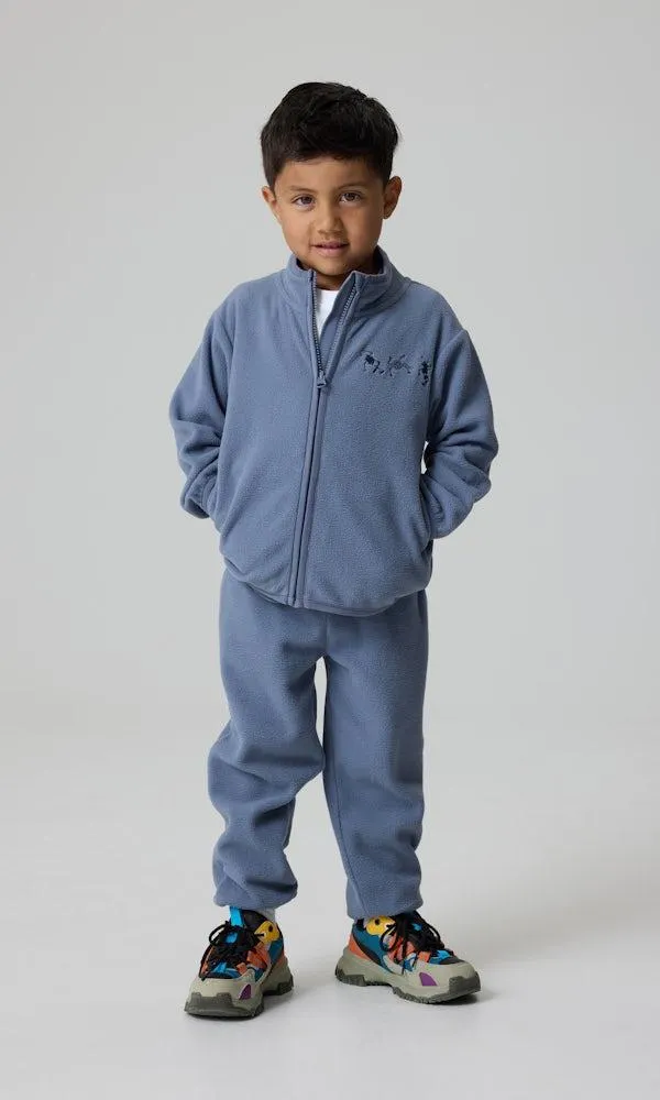 Fleecetakki vetoketjulla