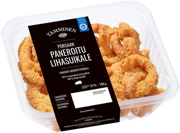 Tamminen porsaan paneroitu lihasuikale 250g