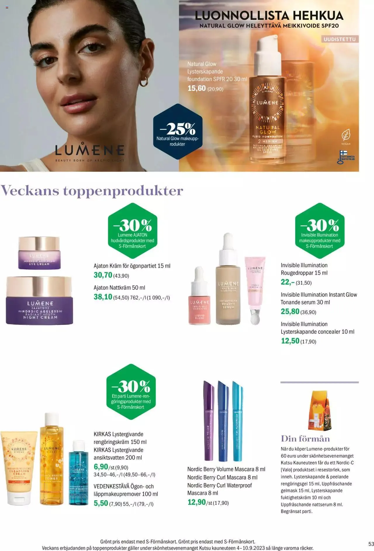 Sokos - Sokos kuvasto ruotsi syyskuu 2023 voimassa alkaen 4. syyskuuta - 8. lokakuuta 2023 - Tarjouslehti sivu 53