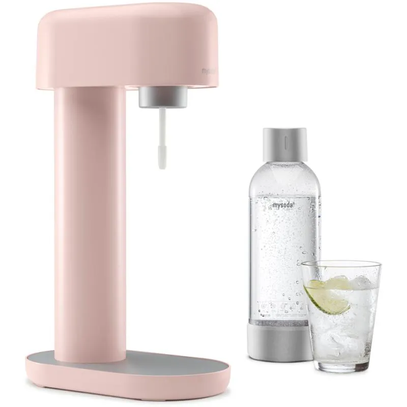 Hiilihapotuslaite Mysoda Ruby vaaleanpunainen sis. kaasun