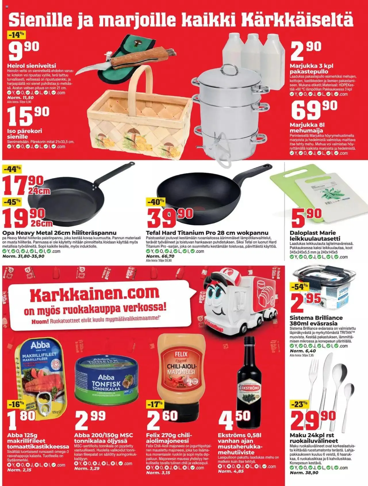 Kärkkäinen tarjoukset - Keski-Pohjanmaan painos voimassa alkaen 16. elokuuta - 29. elokuuta 2023 - Tarjouslehti sivu 13