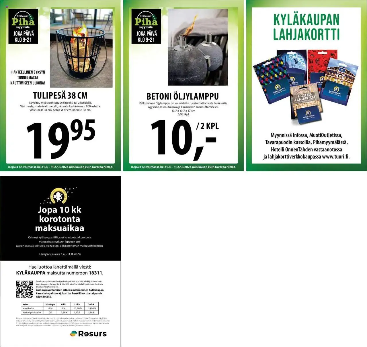 Tuuri tarjoukset voimassa alkaen 21. elokuuta - 27. elokuuta 2024 - Tarjouslehti sivu 19