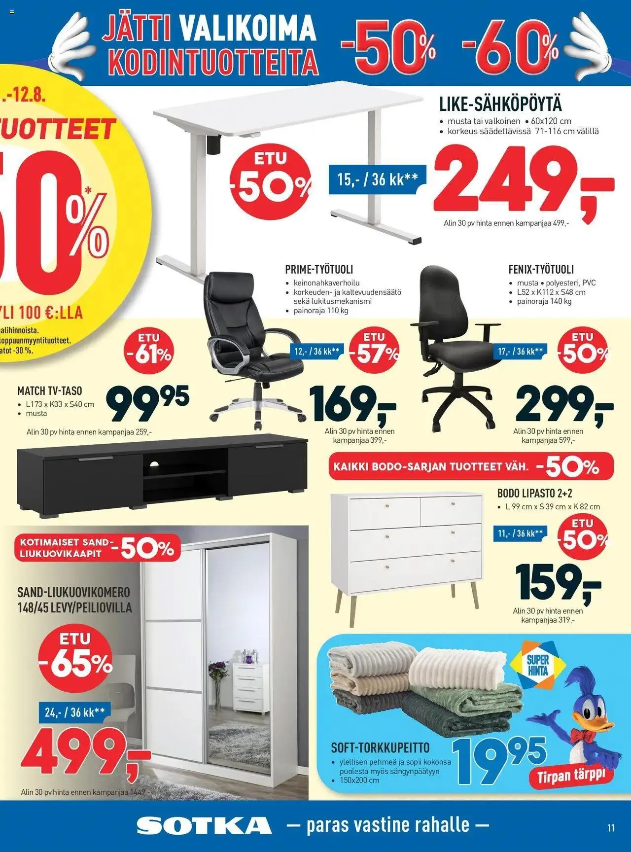 Sotka tarjoukset voimassa alkaen 1. elokuuta - 31. joulukuuta 2024 - Tarjouslehti sivu 11