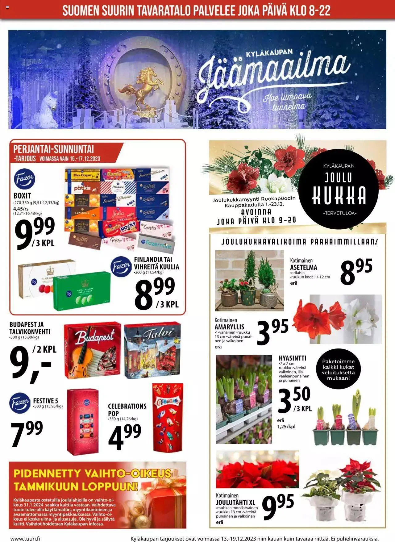 Tuuri tarjoukset voimassa alkaen 13. joulukuuta - 19. joulukuuta 2023 - Tarjouslehti sivu 3