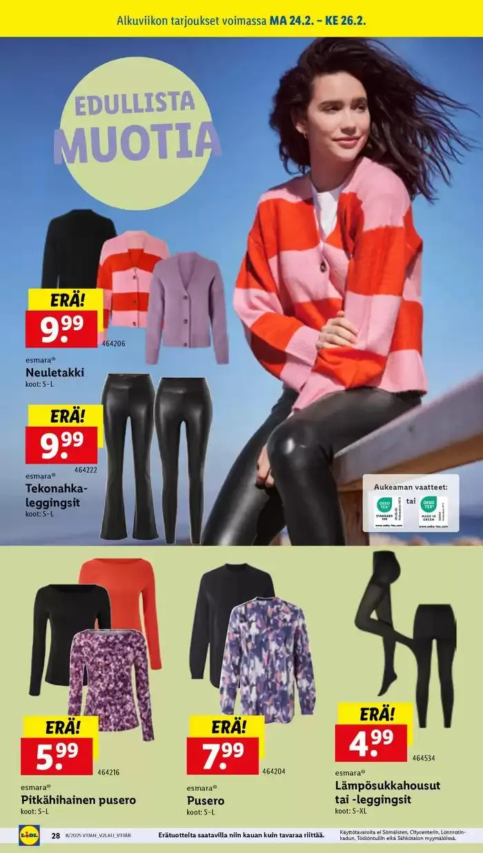 Huippudiilit ja alennukset voimassa alkaen 17. helmikuuta - 26. helmikuuta 2025 - Tarjouslehti sivu 30