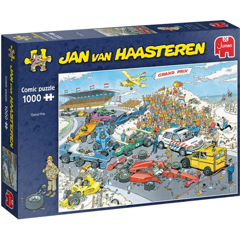Palapeli Jumbo 1000 palaa Jan van Haasteren Grand Prix