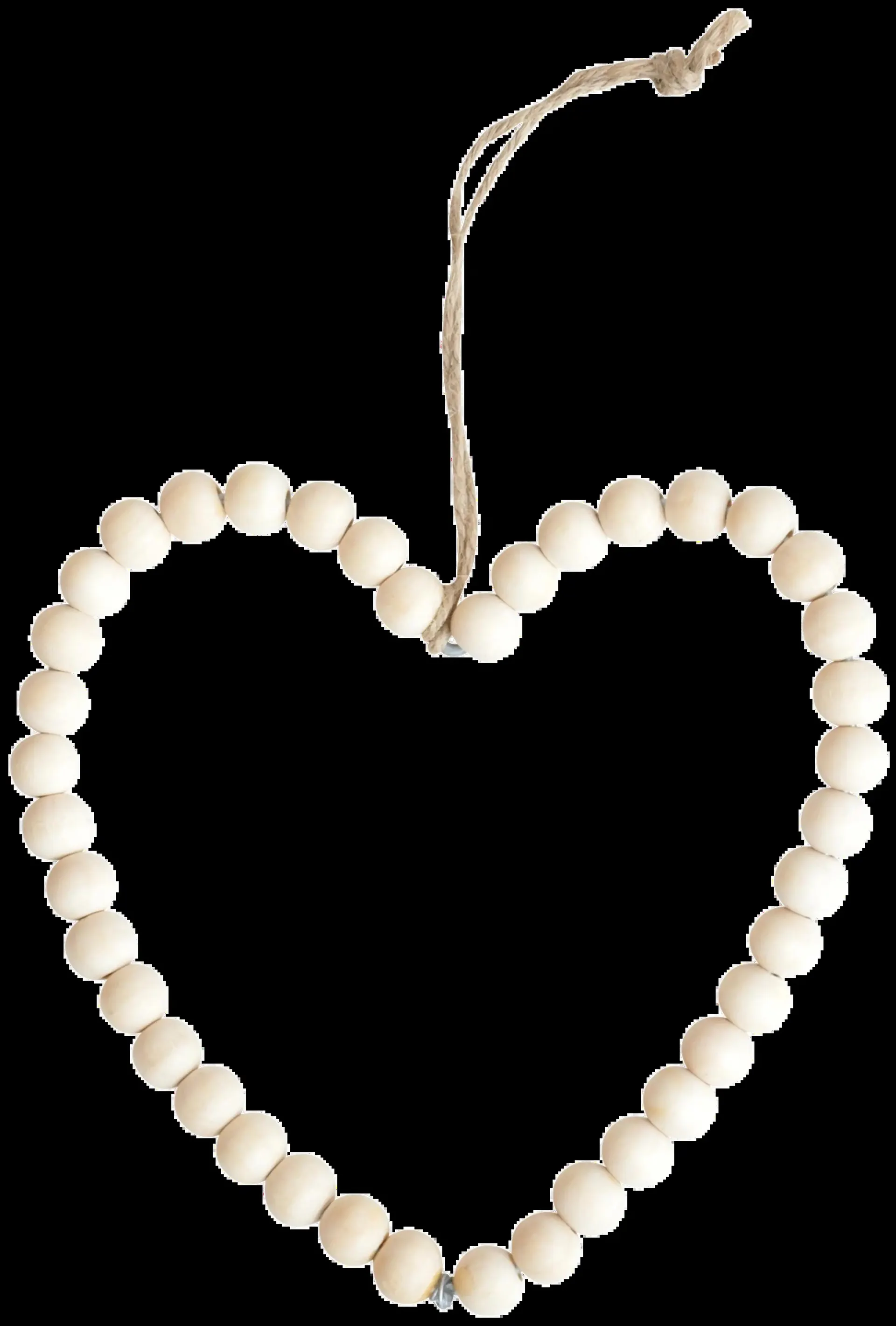 Finnmari Puuhelmi sydän 14x14 cm