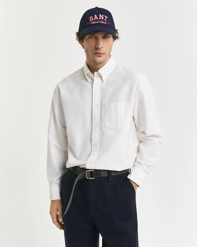 Relaxed fit ‑mitoitettu Heritage-oxford-paita