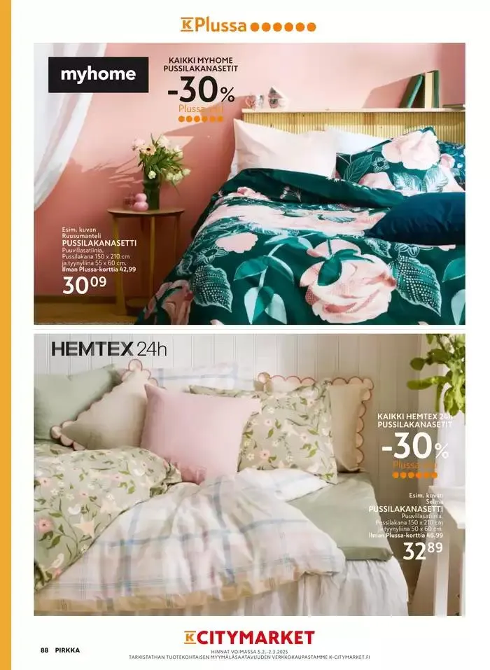 Pirkka 1/2025 voimassa alkaen 5. helmikuuta - 19. helmikuuta 2025 - Tarjouslehti sivu 88