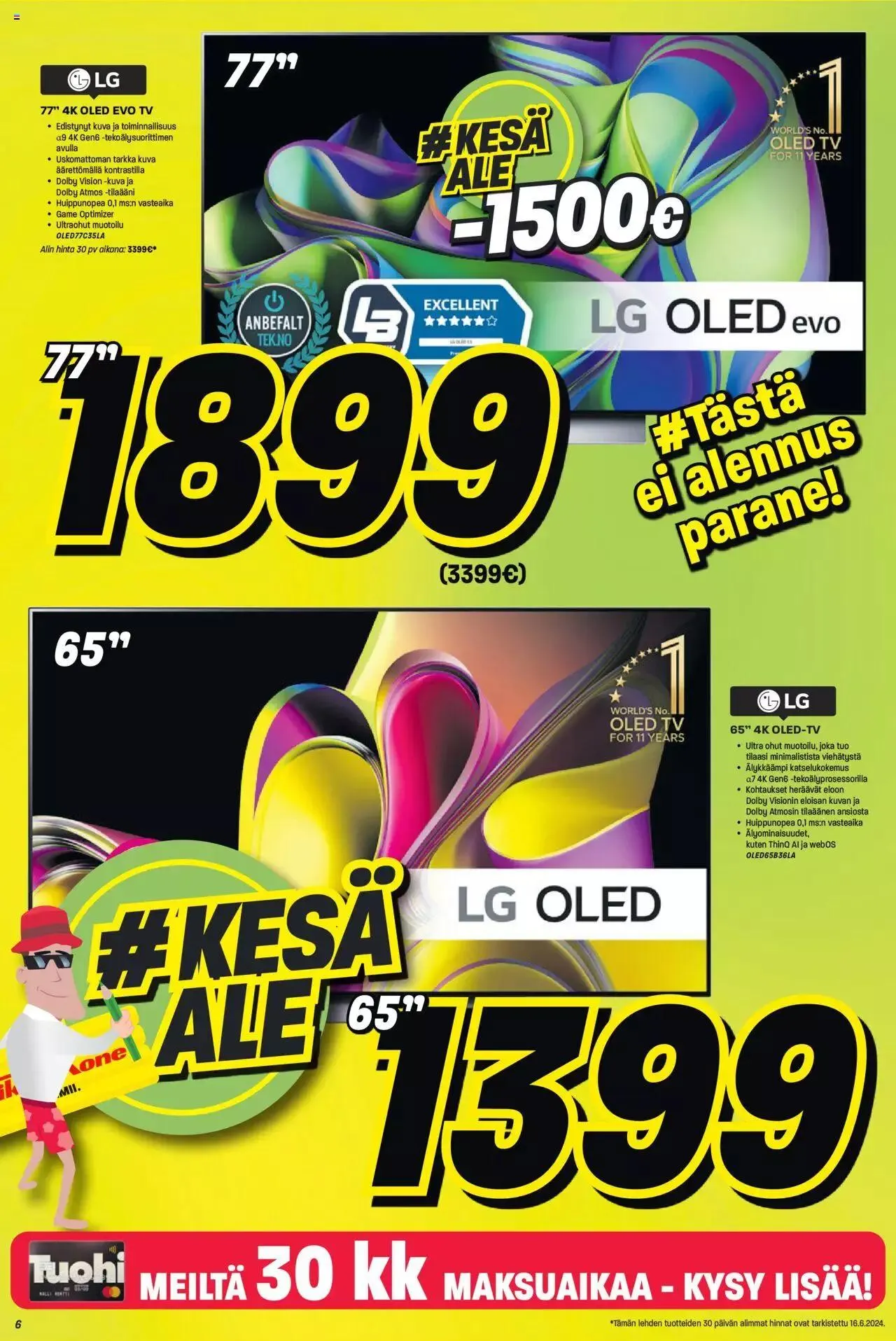Veikon Kone tarjoukset voimassa alkaen 17. kesäkuuta - 23. kesäkuuta 2024 - Tarjouslehti sivu 6