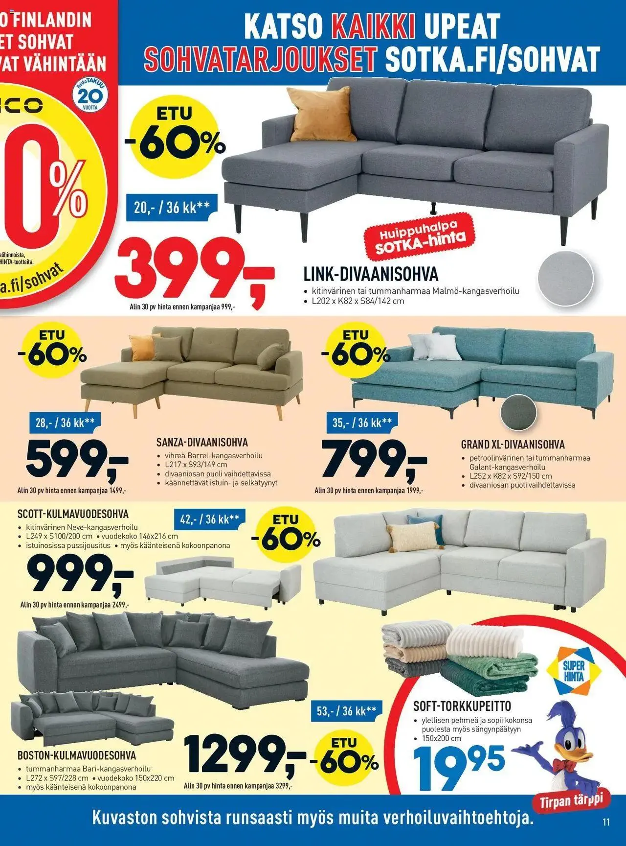 Sotka tarjoukset voimassa alkaen 1. lokakuuta - 31. joulukuuta 2024 - Tarjouslehti sivu 11