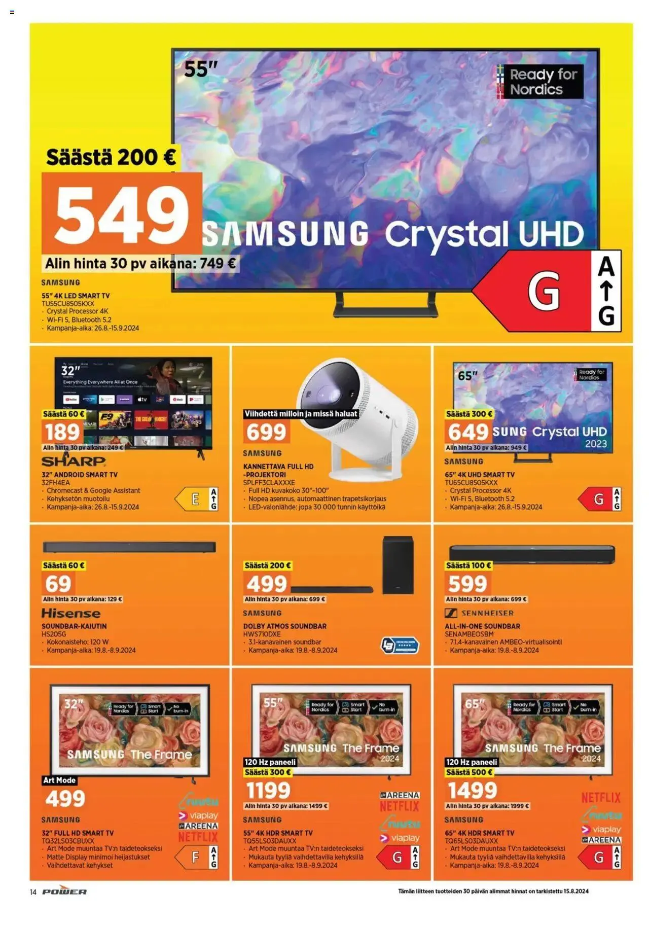 Power tarjoukset voimassa alkaen 26. elokuuta - 1. syyskuuta 2024 - Tarjouslehti sivu 30