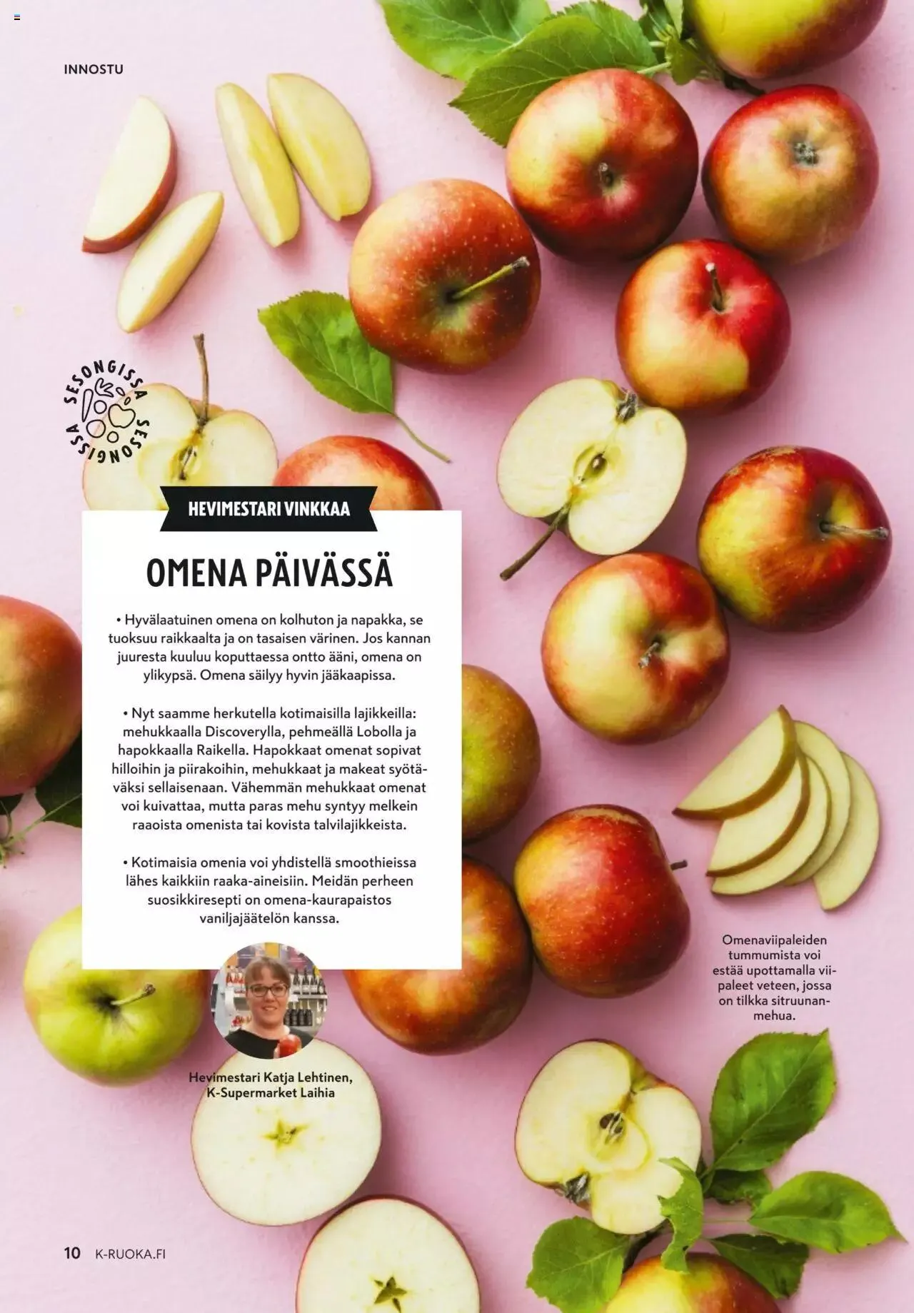K-Market tarjoukset K-Ruoka 9/2023 voimassa alkaen 30. elokuuta - 3. lokakuuta 2023 - Tarjouslehti sivu 10
