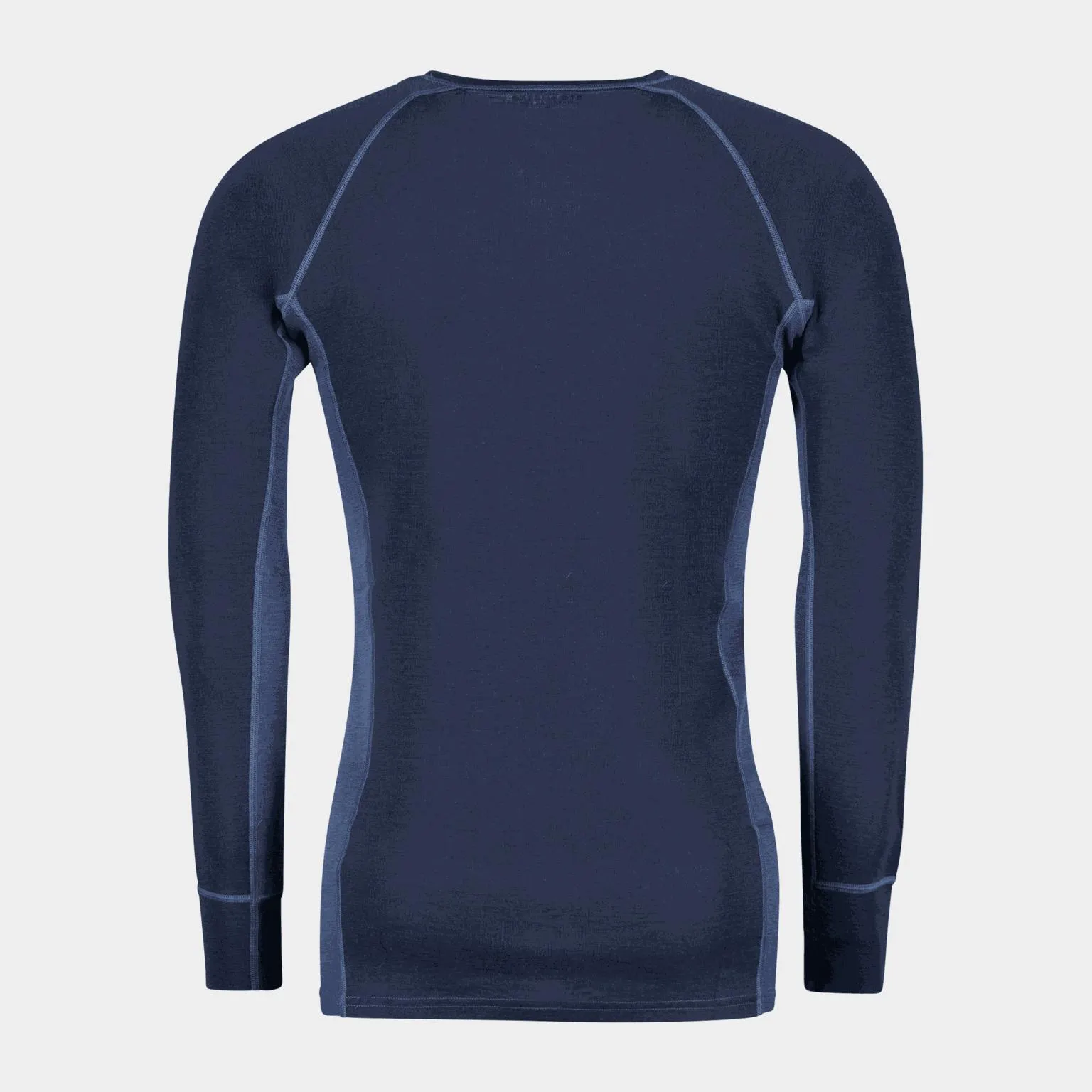 Laajias Merino Wool Roundneck, miesten villa-aluspaita - Sininen