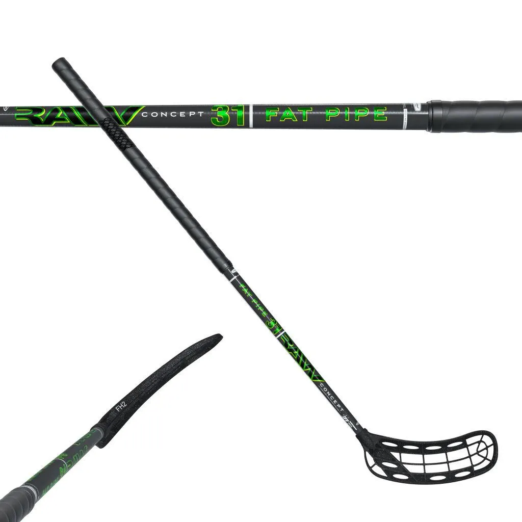 Raw Concept 31 Lime Jab FH2 - lasten salibandymaila