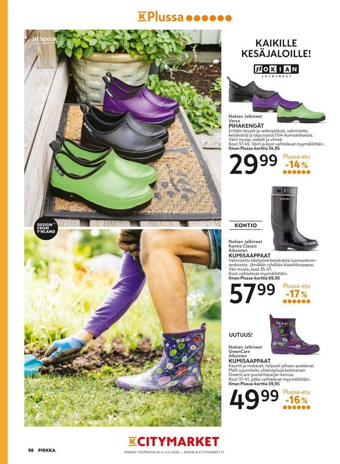 Pirkka 5/2024 voimassa alkaen 24. huhtikuuta - 31. toukokuuta 2024 - Tarjouslehti sivu 105