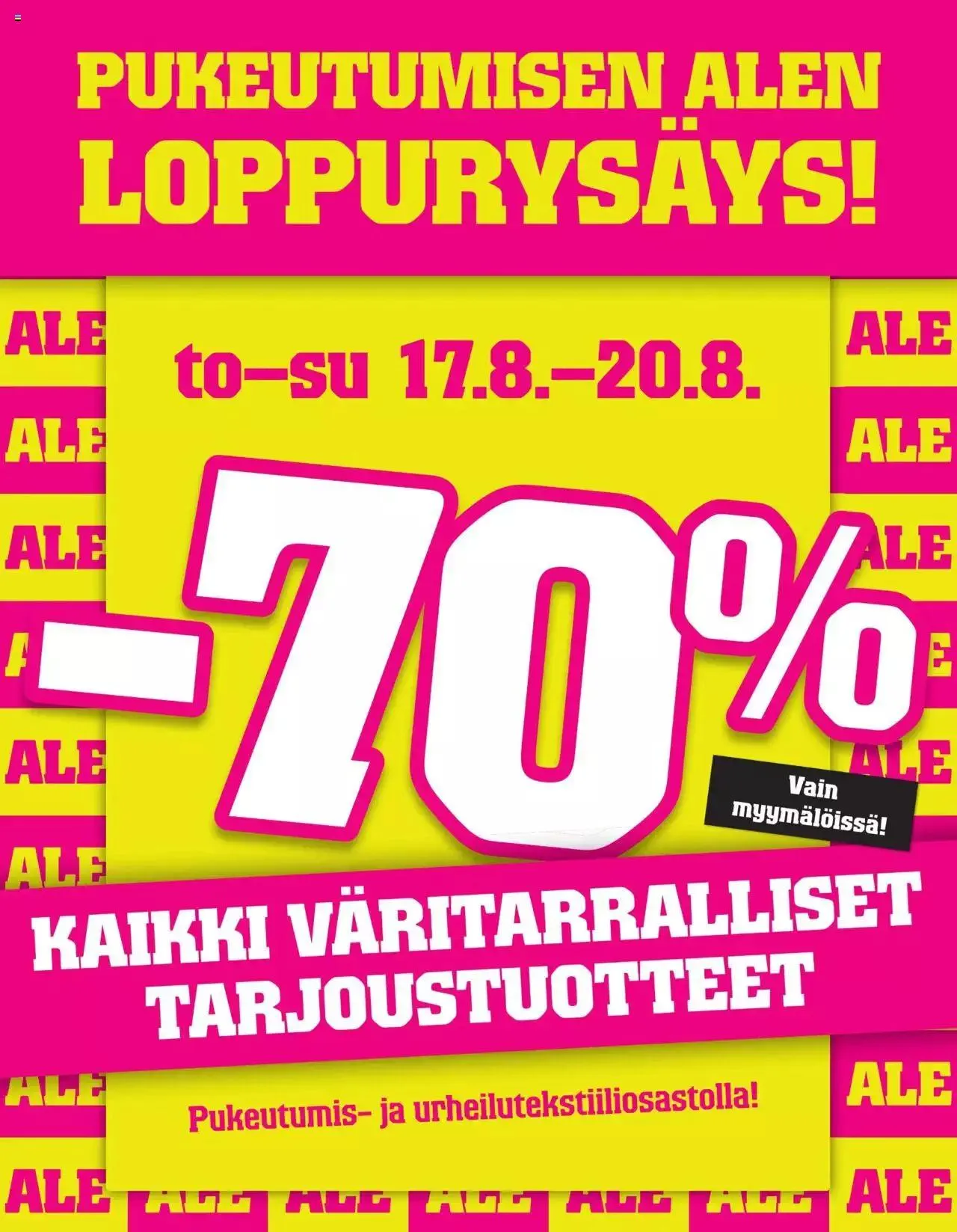 Kärkkäinen tarjoukset - Keski-Pohjanmaan painos voimassa alkaen 16. elokuuta - 29. elokuuta 2023 - Tarjouslehti sivu 3