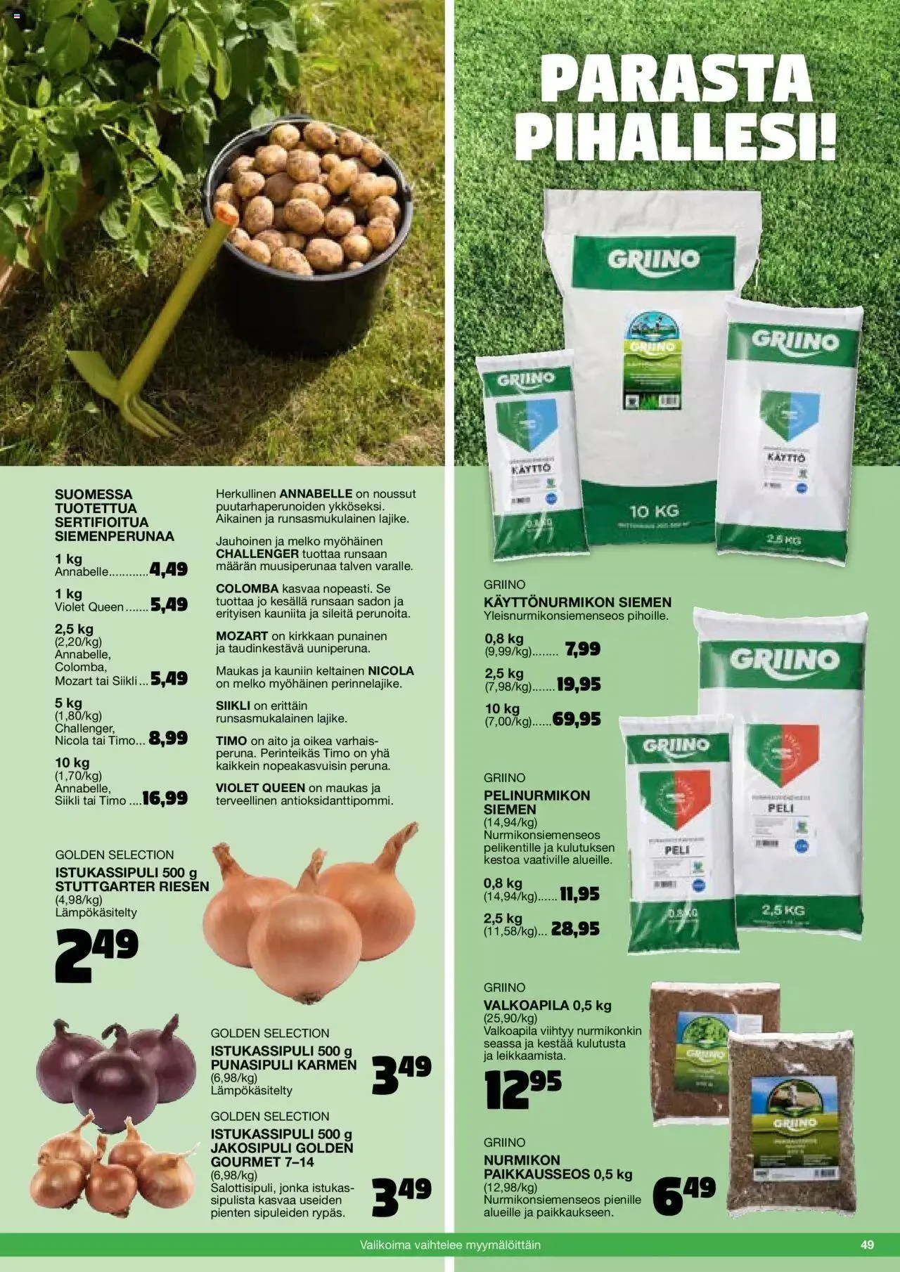 Tokmanni - Kesä 2024 voimassa alkaen 1. huhtikuuta - 31. joulukuuta 2024 - Tarjouslehti sivu 49