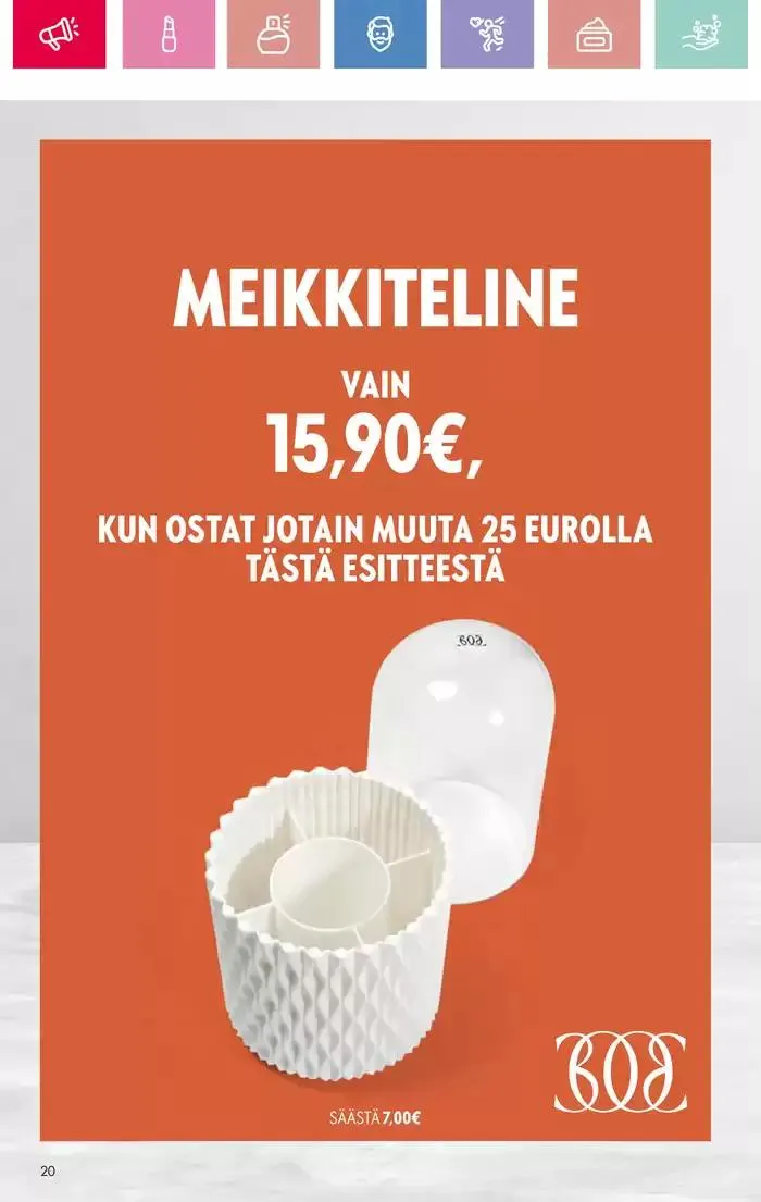 Oriflame tarjoukset voimassa alkaen 9. maaliskuuta - 29. maaliskuuta 2025 - Tarjouslehti sivu 20