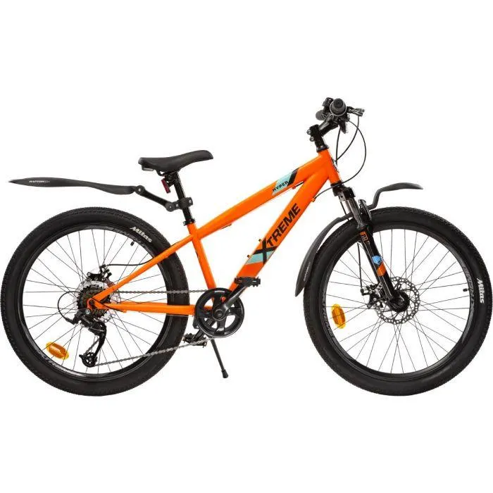 Hyper maastopyörä 7 vaihdetta 24" oranssi, 30 cm