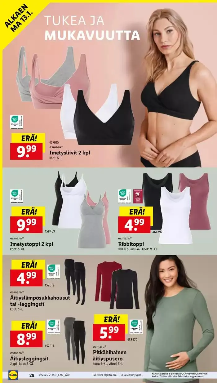 Säästä nyt tarjouksillamme voimassa alkaen 6. tammikuuta - 15. tammikuuta 2025 - Tarjouslehti sivu 32