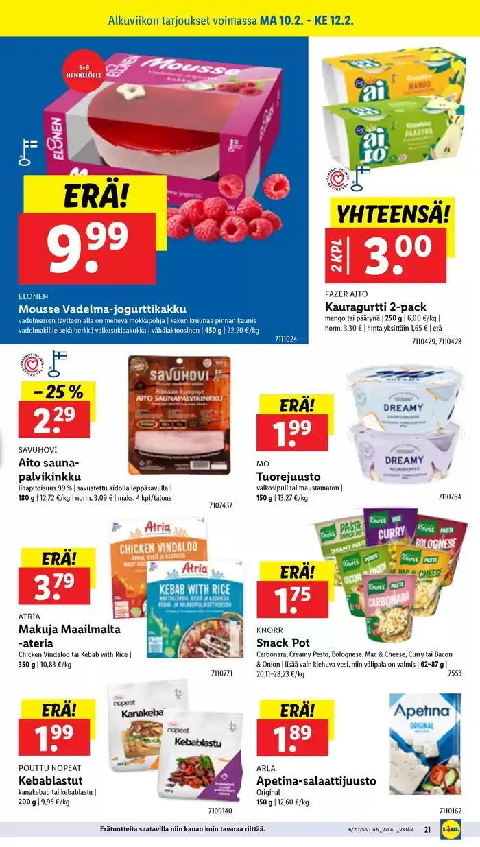 Lidl tarjoukset voimassa alkaen 3. helmikuuta - 12. helmikuuta 2025 - Tarjouslehti sivu 23
