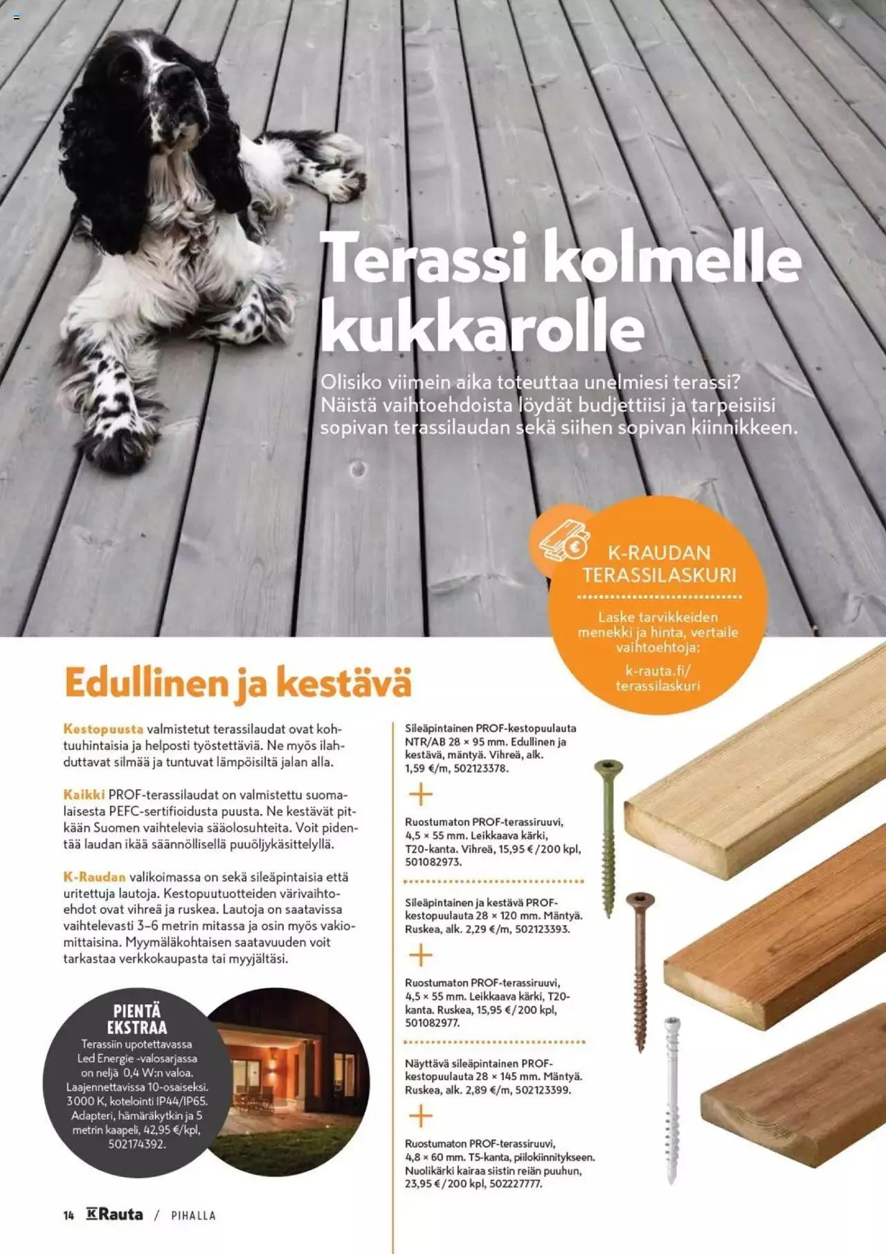 K-Rauta - Pihalla 2023 voimassa alkaen 27. maaliskuuta - 31. joulukuuta 2023 - Tarjouslehti sivu 14