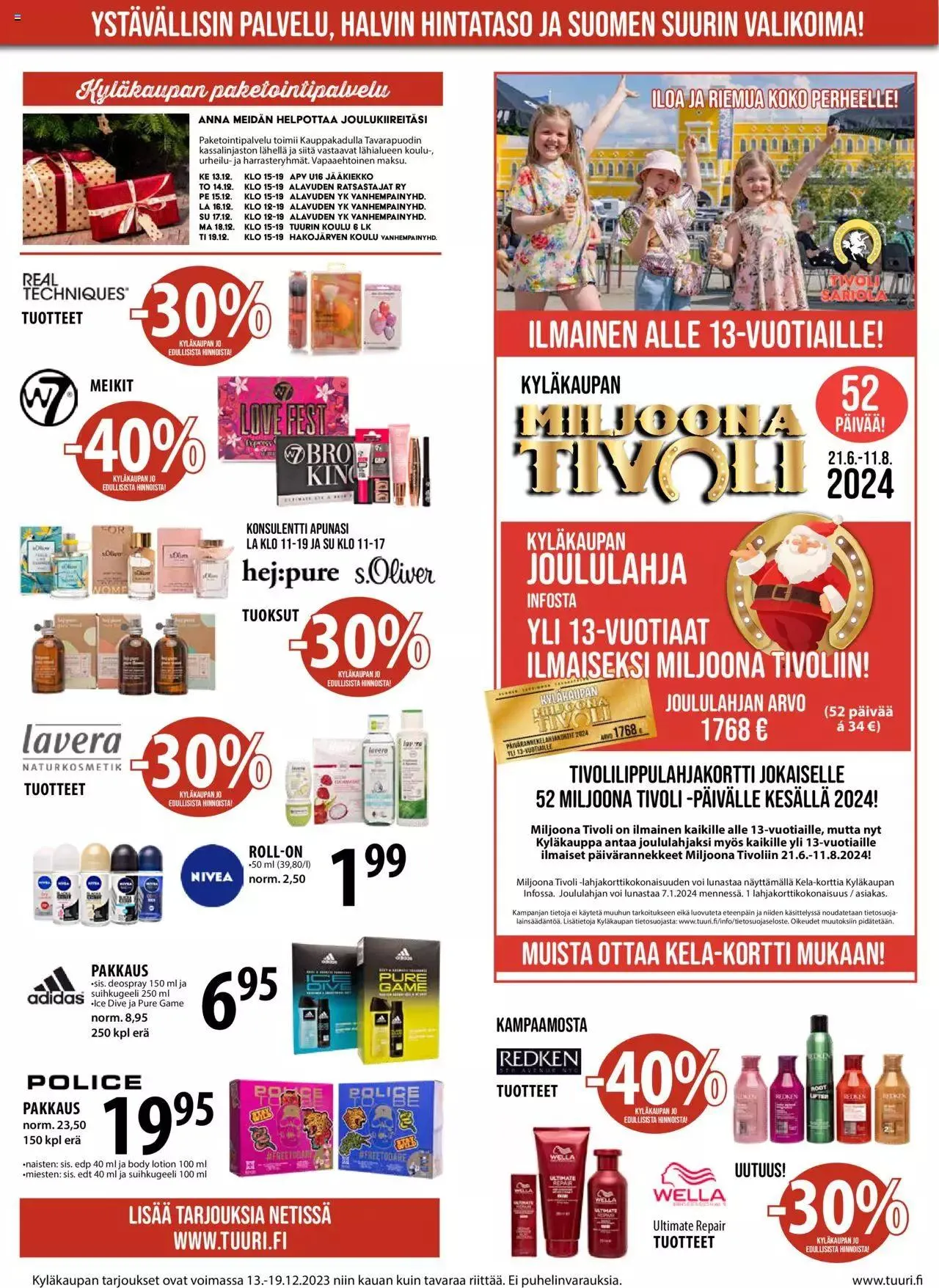 Tuuri tarjoukset voimassa alkaen 13. joulukuuta - 19. joulukuuta 2023 - Tarjouslehti sivu 4