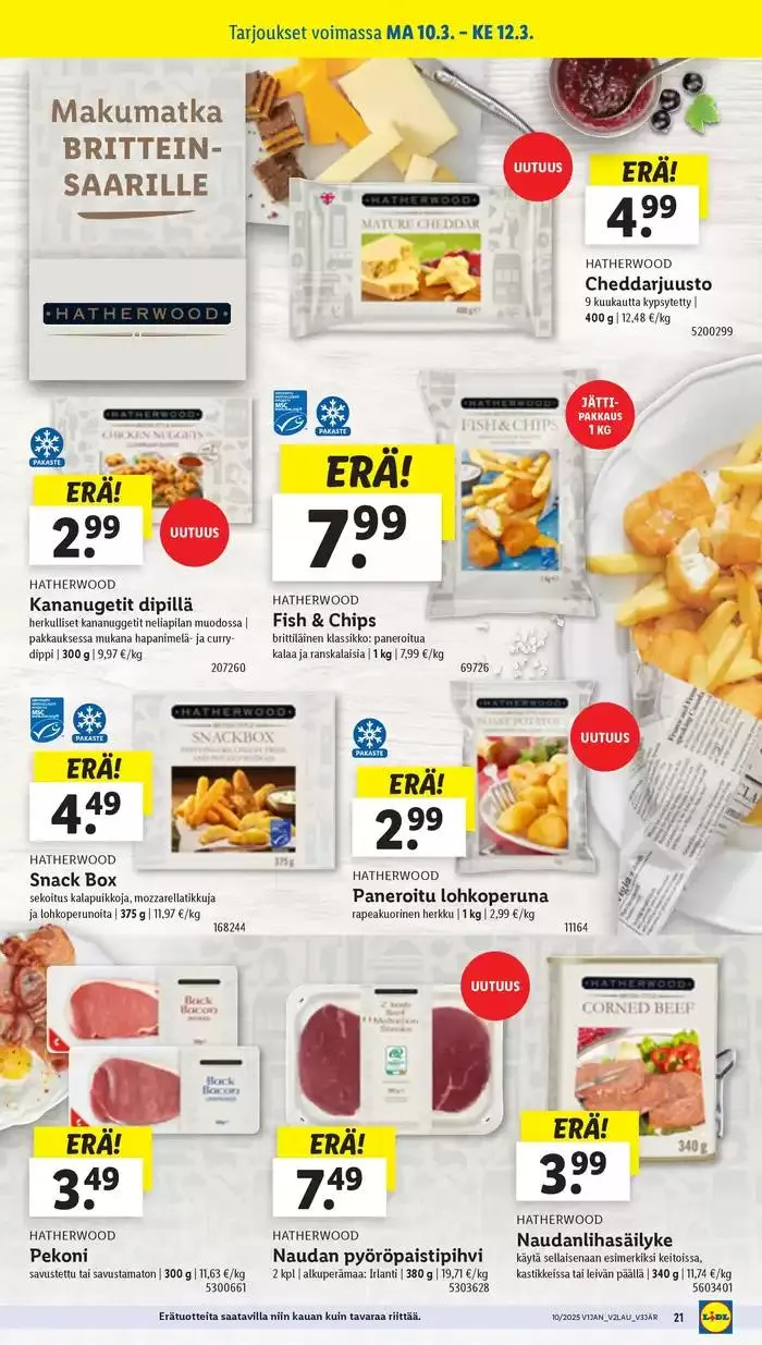 Houkuttelevia erikoistarjouksia kaikille voimassa alkaen 3. maaliskuuta - 12. maaliskuuta 2025 - Tarjouslehti sivu 27