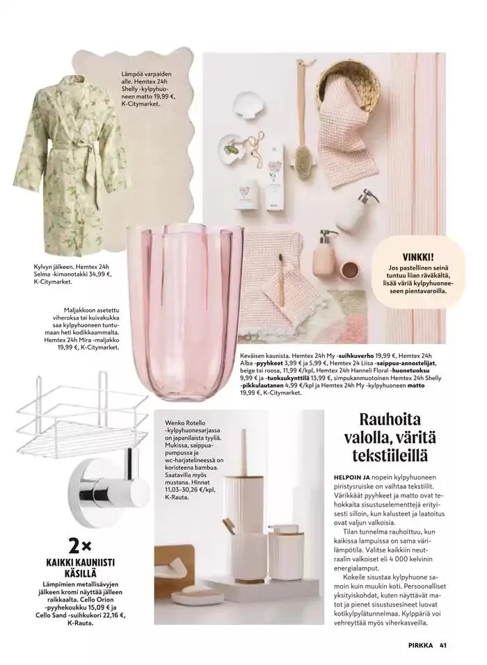 Pirkka 1/2025 voimassa alkaen 5. helmikuuta - 19. helmikuuta 2025 - Tarjouslehti sivu 41