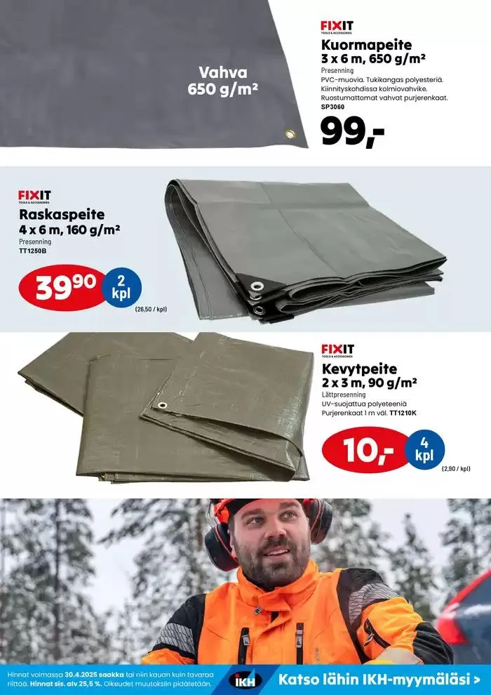IKH tarjoukset voimassa alkaen 6. maaliskuuta - 30. huhtikuuta 2025 - Tarjouslehti sivu 19