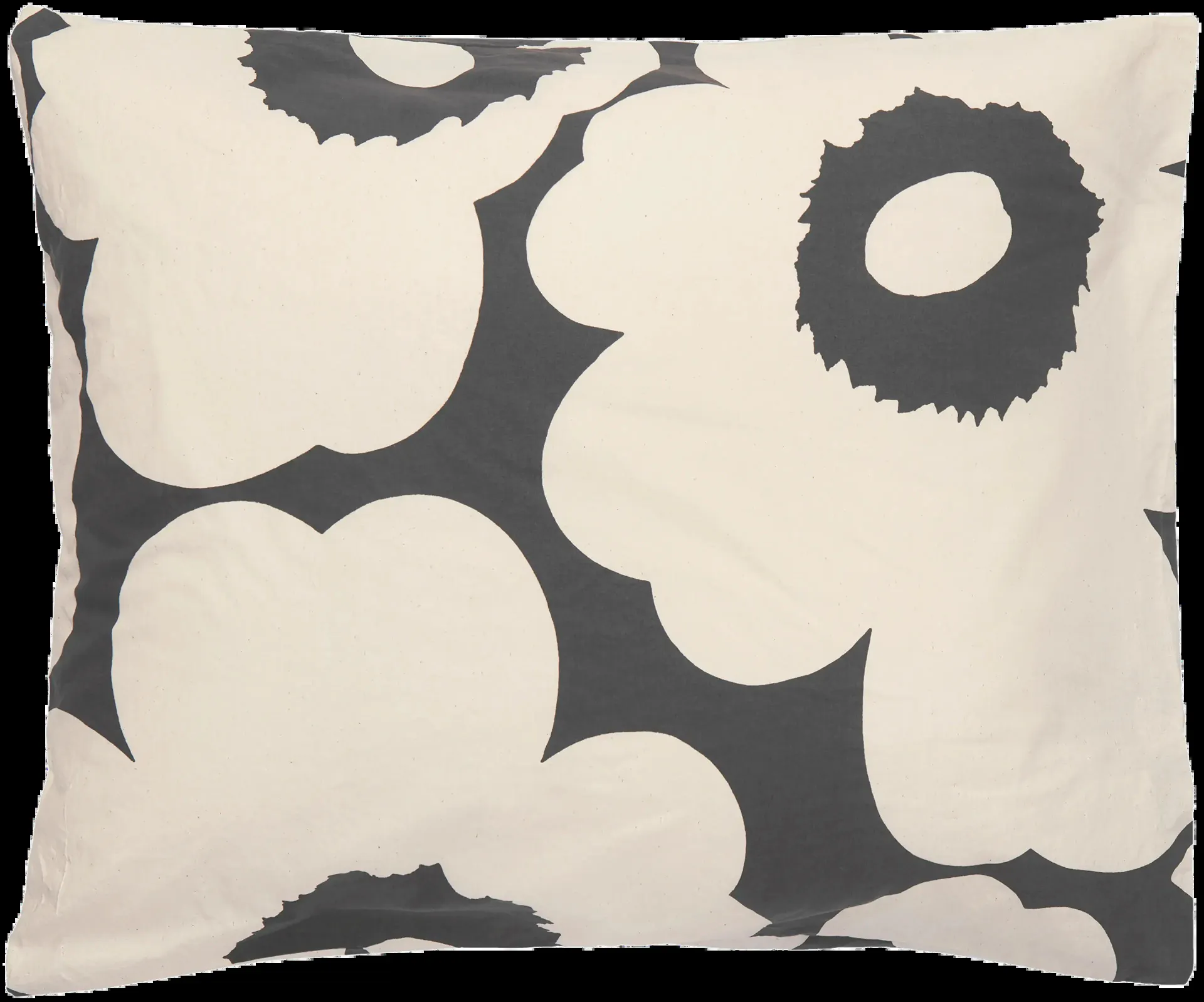 Marimekko Unikko tyynyliina 50 x 60cm harmaa