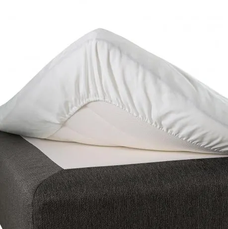 MUOTOONOMMELTU-aluslakana 90x200cm, valkoinen