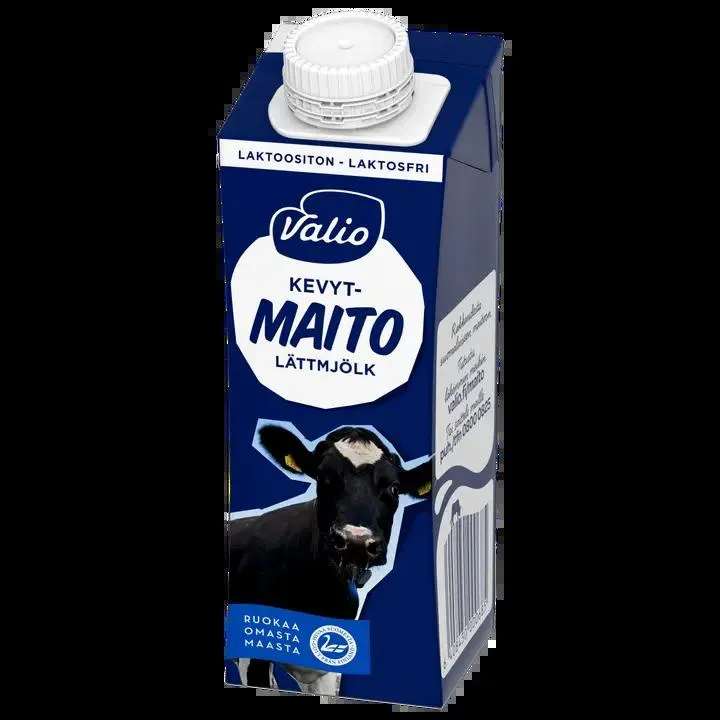 Valio kevytmaito 2,5 dl laktoositon UHT