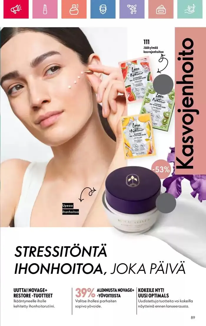 Oriflame tarjoukset voimassa alkaen 9. maaliskuuta - 29. maaliskuuta 2025 - Tarjouslehti sivu 89
